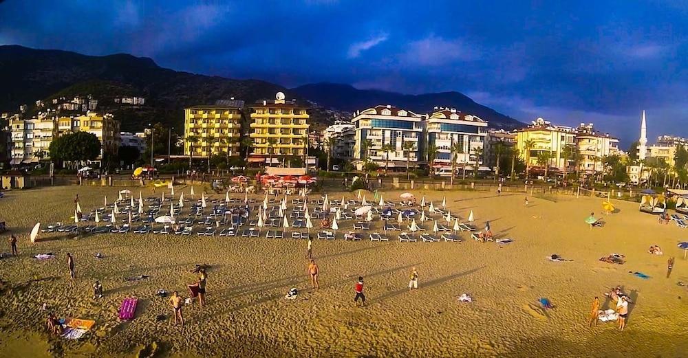 Kleopatra Beach Hotel Alanya Bagian luar foto