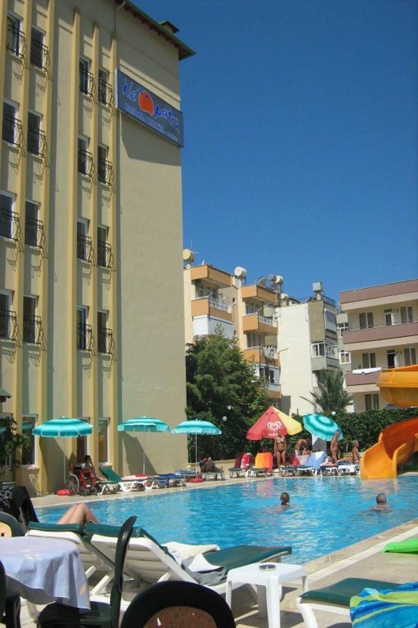 Kleopatra Beach Hotel Alanya Bagian luar foto