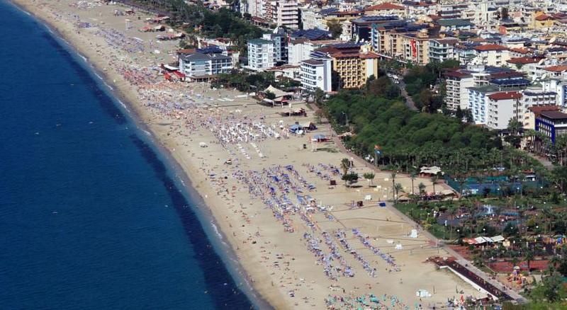 Kleopatra Beach Hotel Alanya Bagian luar foto