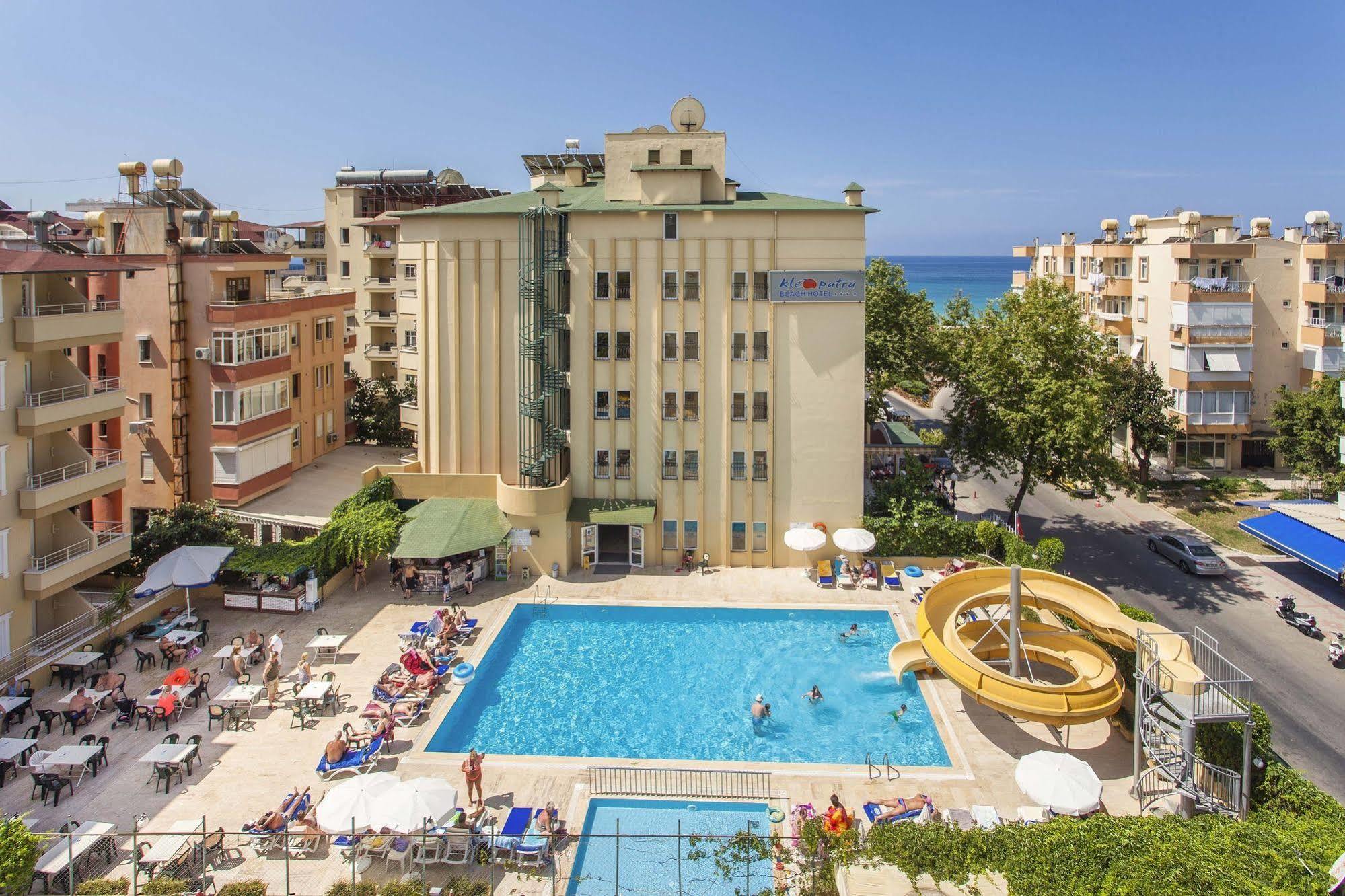 Kleopatra Beach Hotel Alanya Bagian luar foto