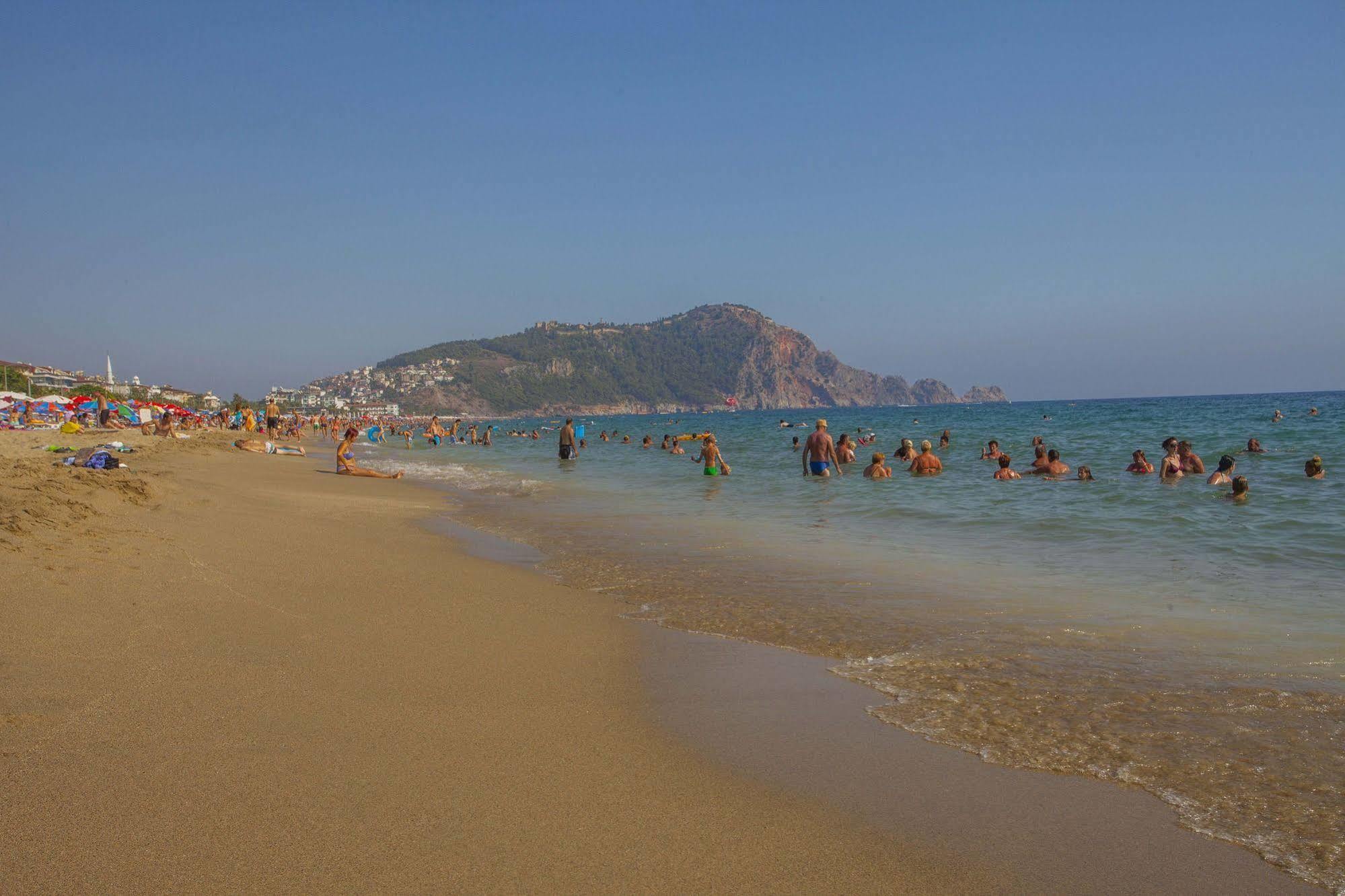 Kleopatra Beach Hotel Alanya Bagian luar foto