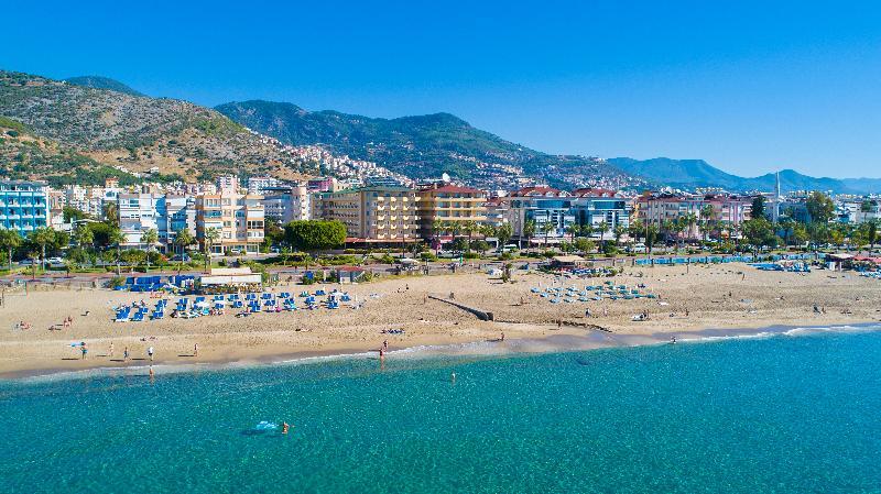 Kleopatra Beach Hotel Alanya Bagian luar foto